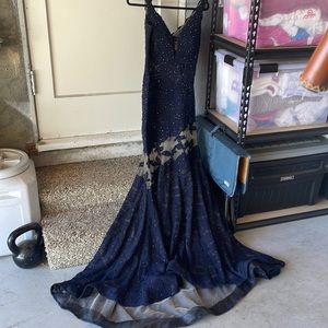 Jovani. Size 2. Prom Style Dress. Navy Blue